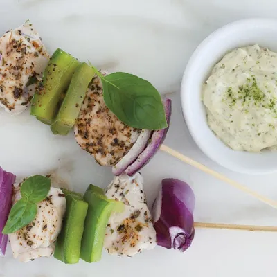 Holiday Turkey Kebabs